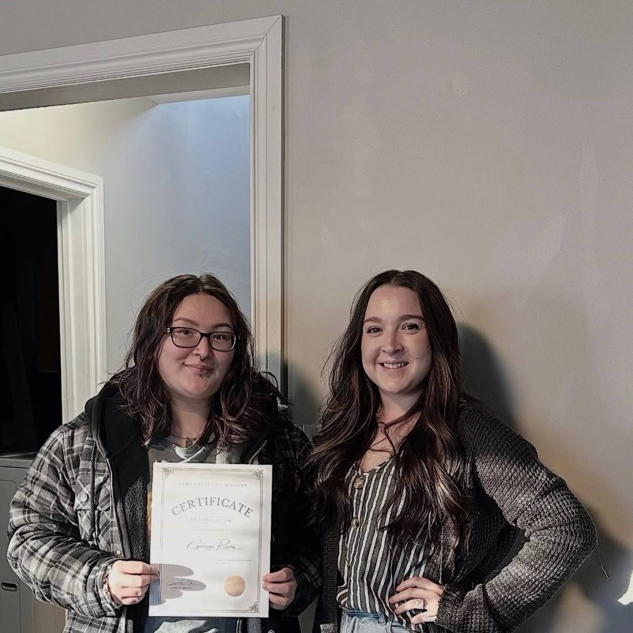 Graduate with certificate